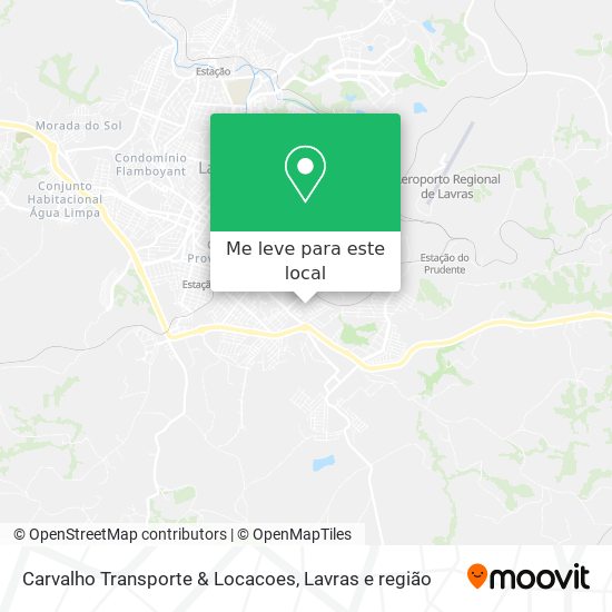 Carvalho Transporte & Locacoes mapa