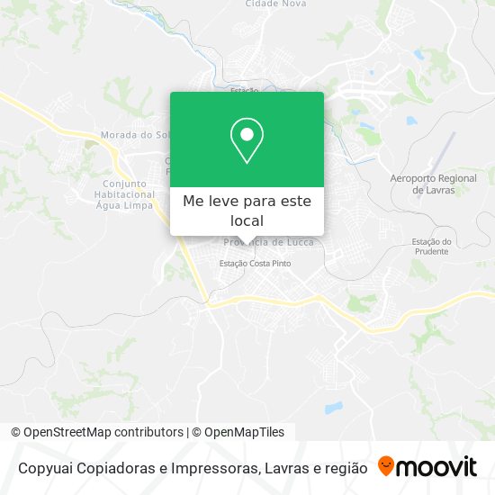 Copyuai Copiadoras e Impressoras mapa