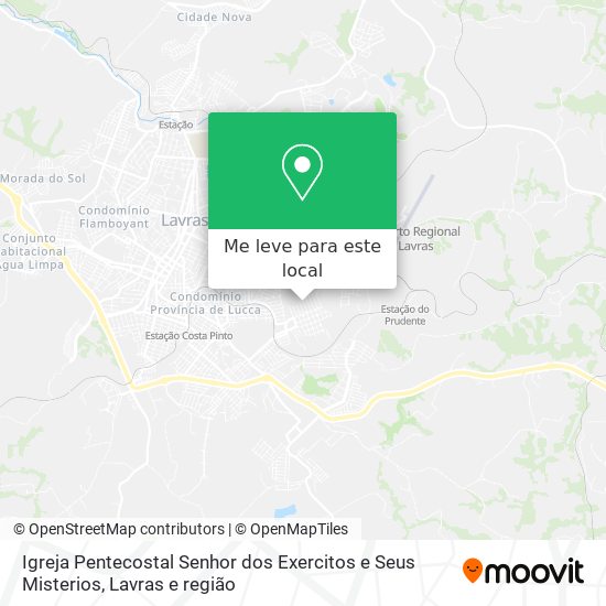 Igreja Pentecostal Senhor dos Exercitos e Seus Misterios mapa