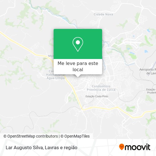Lar Augusto Silva mapa