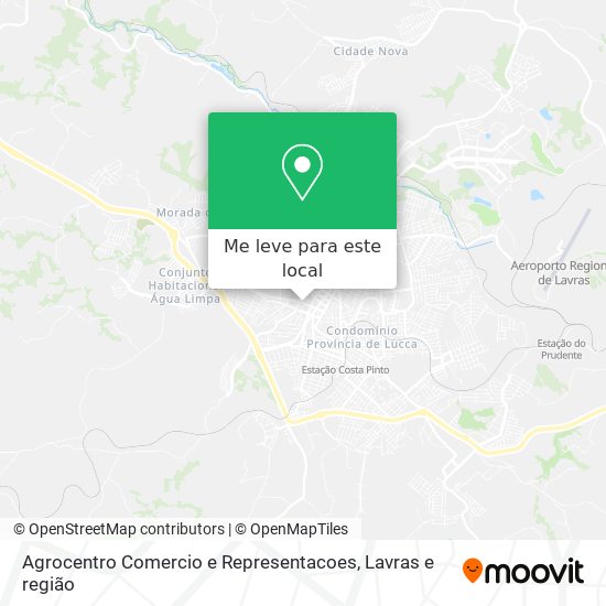 Agrocentro Comercio e Representacoes mapa