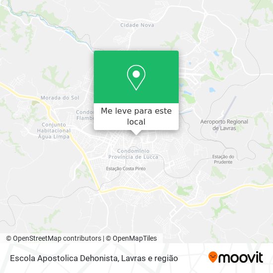 Escola Apostolica Dehonista mapa