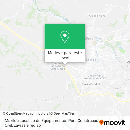 Maxiloc Locacao de Equipamentos Para Construcao Civil mapa