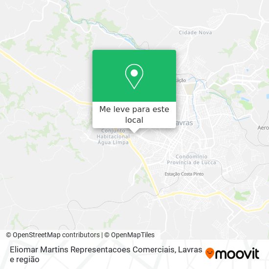 Eliomar Martins Representacoes Comerciais mapa