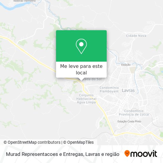 Murad Representacoes e Entregas mapa