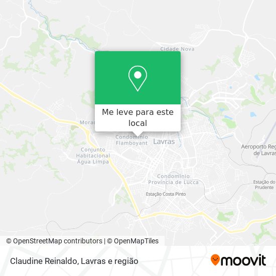 Claudine Reinaldo mapa