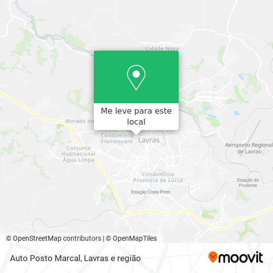 Auto Posto Marcal mapa