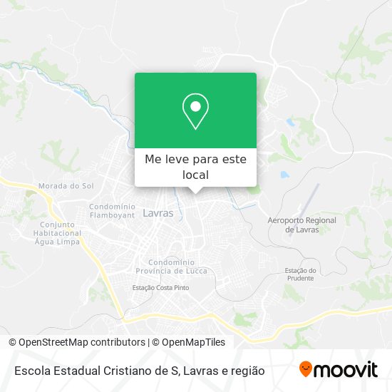 Escola Estadual Cristiano de S mapa