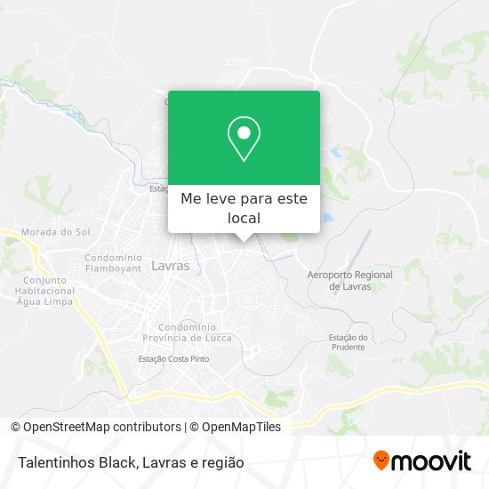 Talentinhos Black mapa