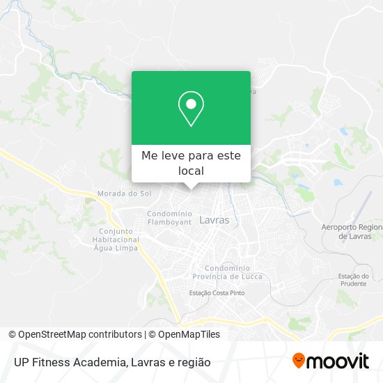 UP Fitness Academia mapa