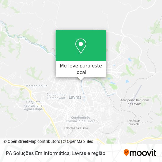 PA Soluções Em Informática mapa