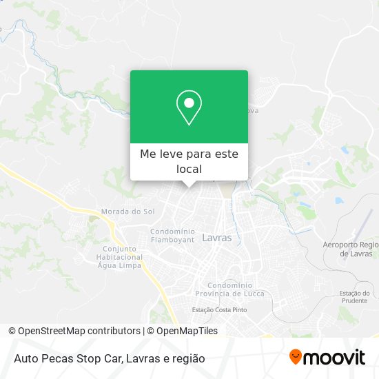 Auto Pecas Stop Car mapa