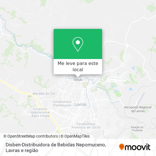 Disben-Distribuidora de Bebidas Nepomuceno mapa