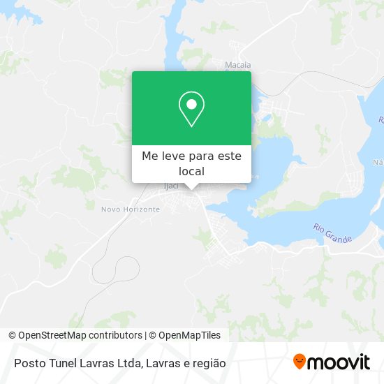 Posto Tunel Lavras Ltda mapa