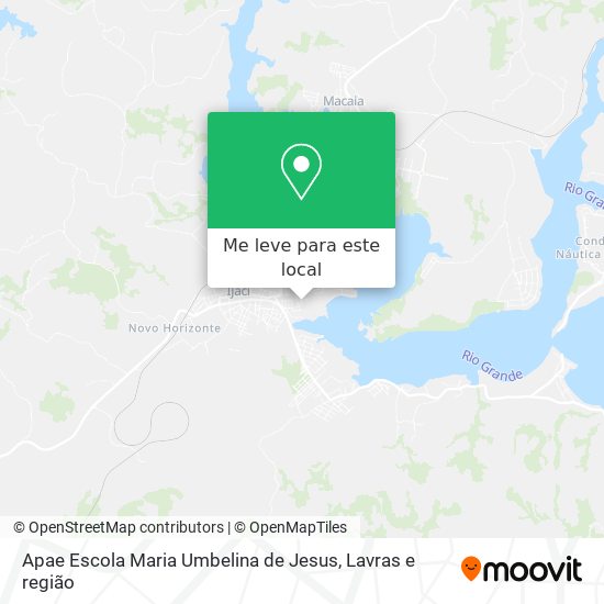 Apae Escola Maria Umbelina de Jesus mapa