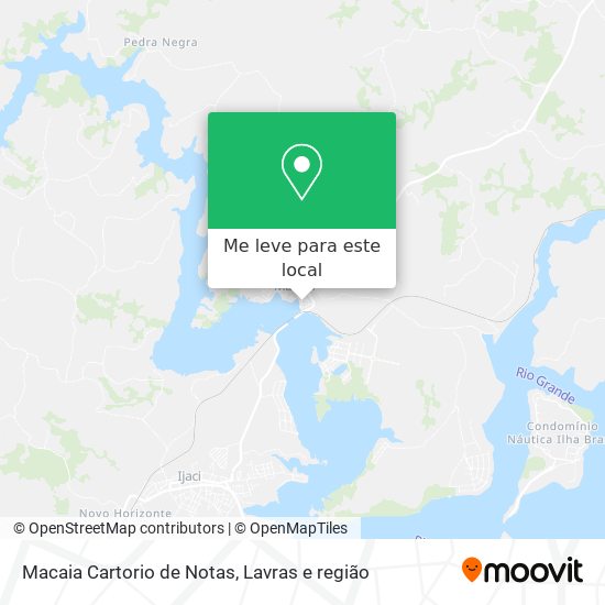Macaia Cartorio de Notas mapa