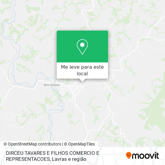 DIRCEU TAVARES E FILHOS COMERCIO E REPRESENTACOES mapa