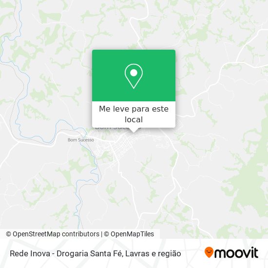 Rede Inova - Drogaria Santa Fé mapa