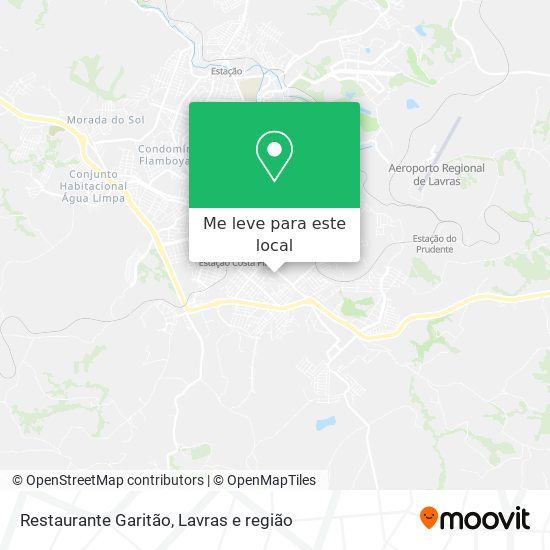 Restaurante Garitão mapa