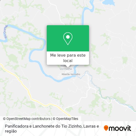 Panificadora e Lanchonete do Tio Zizinho mapa