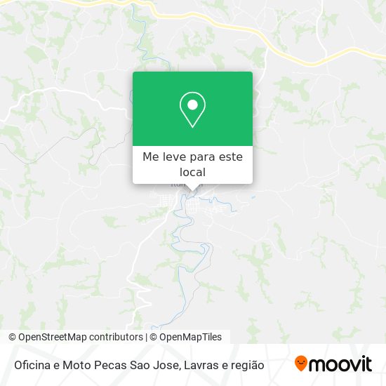 Oficina e Moto Pecas Sao Jose mapa