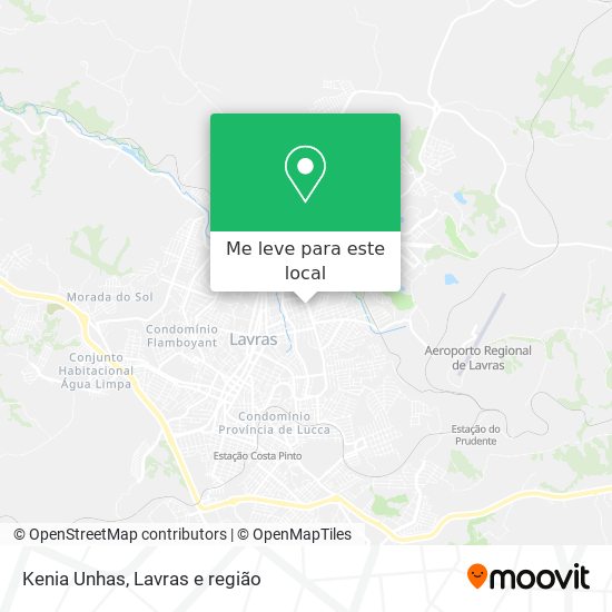 Kenia Unhas mapa