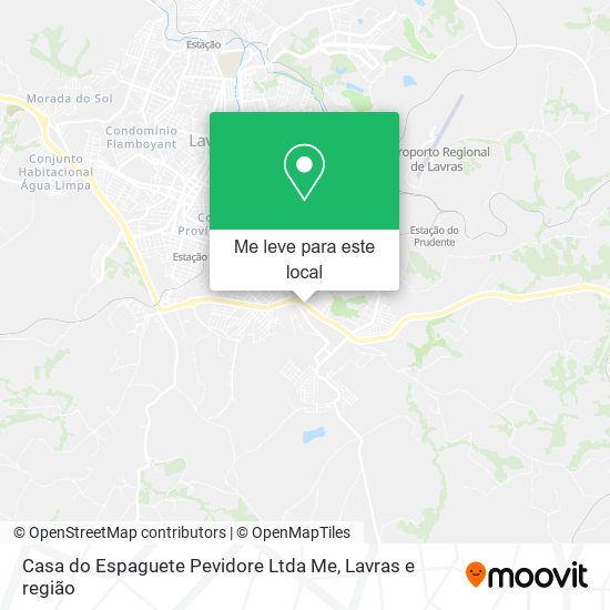 Casa do Espaguete Pevidore Ltda Me mapa