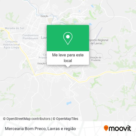 Mercearia Bom Preco mapa