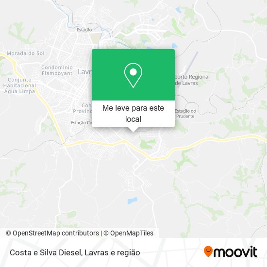 Costa e Silva Diesel mapa