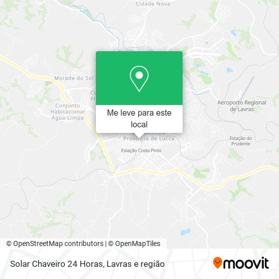 Solar Chaveiro 24 Horas mapa