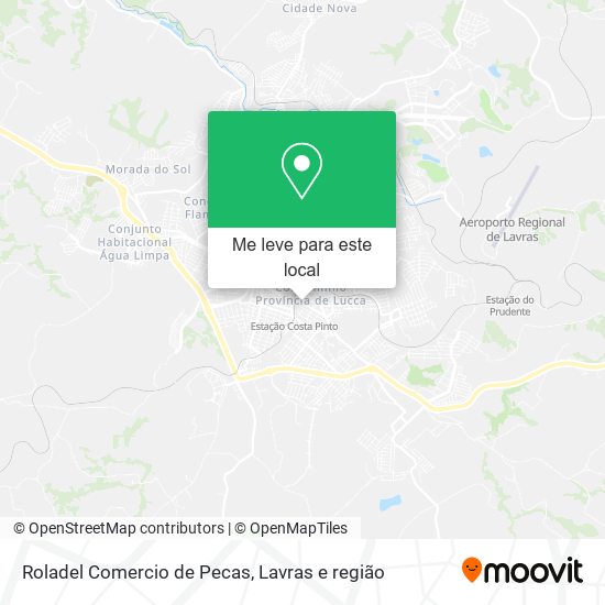 Roladel Comercio de Pecas mapa