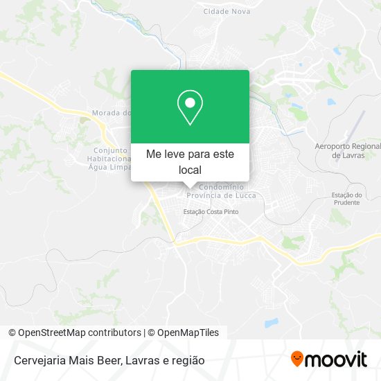 Cervejaria Mais Beer mapa