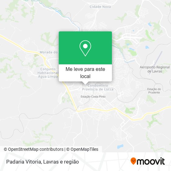 Padaria Vitoria mapa