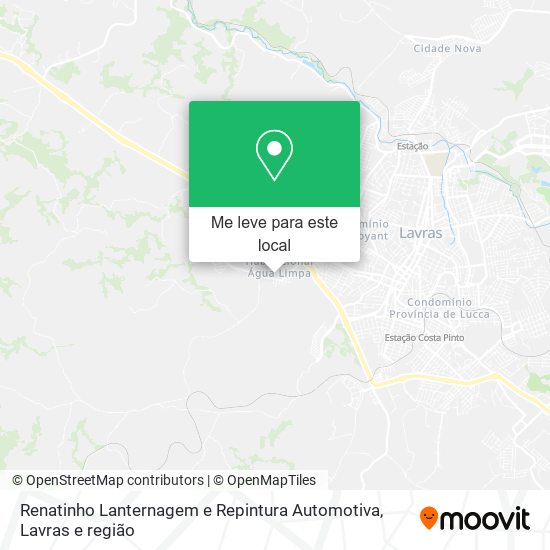 Renatinho Lanternagem e Repintura Automotiva mapa