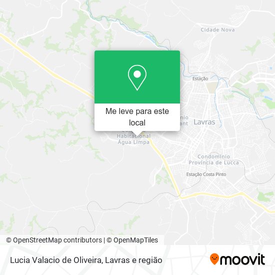 Lucia Valacio de Oliveira mapa