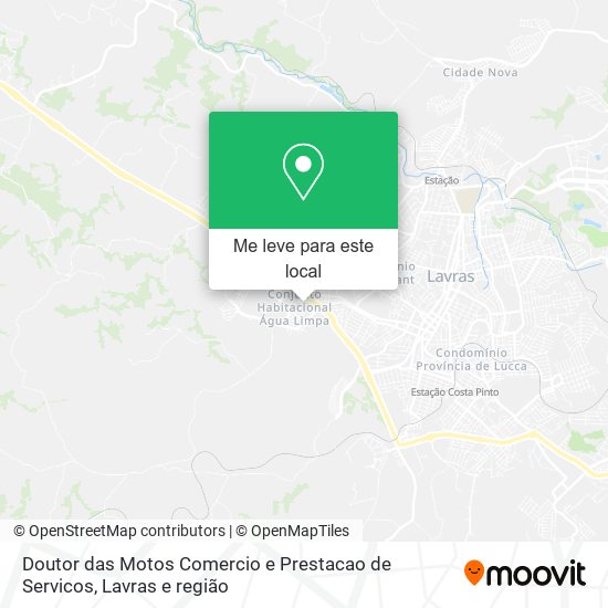 Doutor das Motos Comercio e Prestacao de Servicos mapa