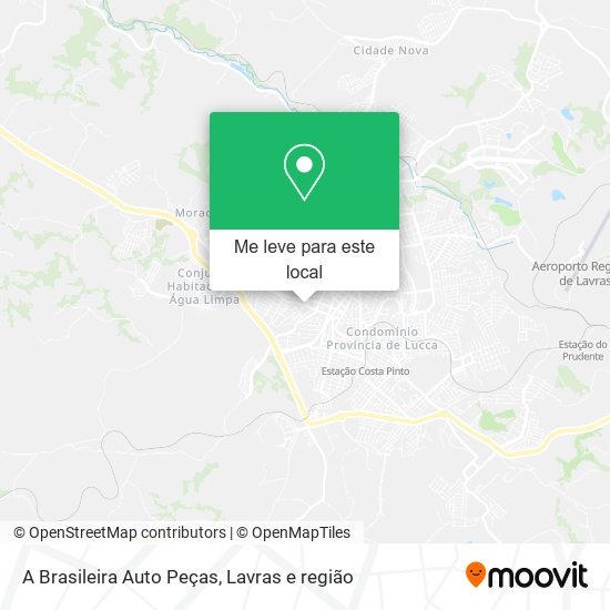 A Brasileira Auto Peças mapa