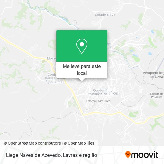 Liege Naves de Azevedo mapa