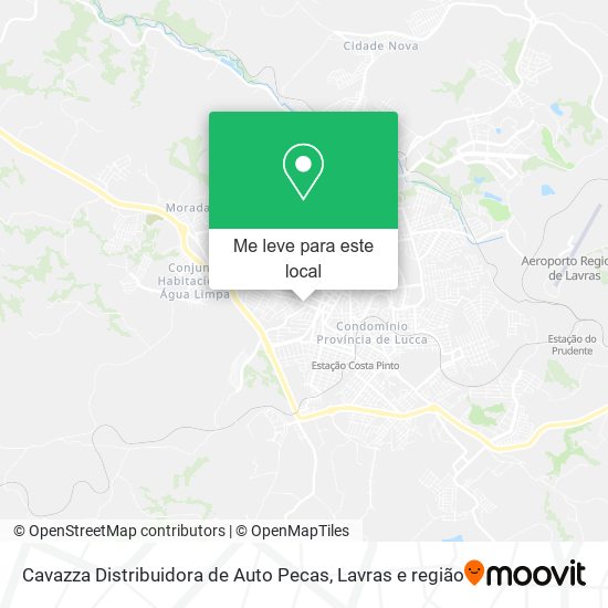 Cavazza Distribuidora de Auto Pecas mapa