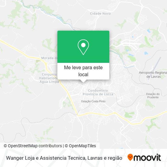 Wanger Loja e Assistencia Tecnica mapa