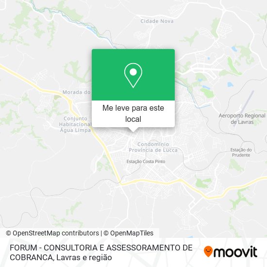 FORUM - CONSULTORIA E ASSESSORAMENTO DE COBRANCA mapa