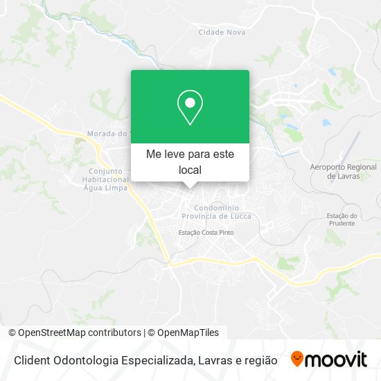 Clident Odontologia Especializada mapa