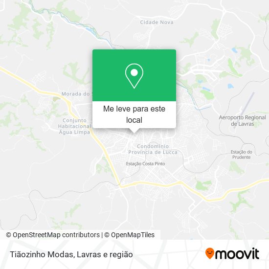 Tiãozinho Modas mapa