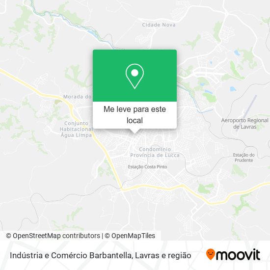 Indústria e Comércio Barbantella mapa