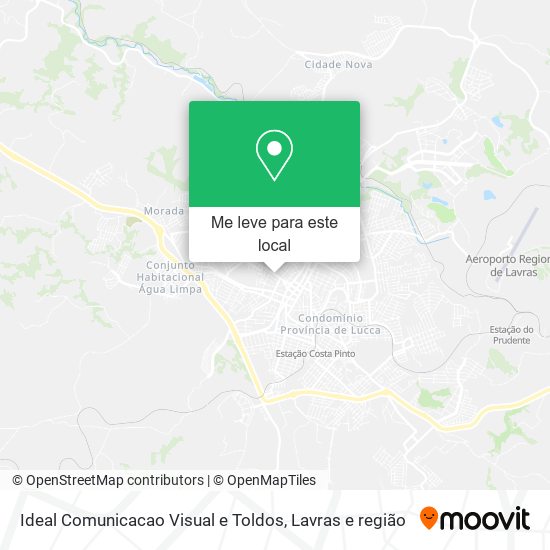 Ideal Comunicacao Visual e Toldos mapa