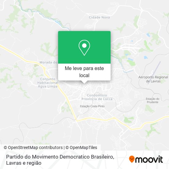 Partido do Movimento Democratico Brasileiro mapa