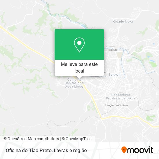 Oficina do Tiao Preto mapa