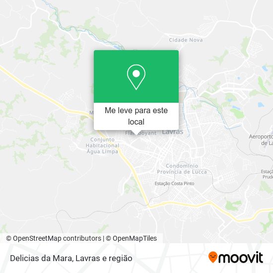 Delicias da Mara mapa