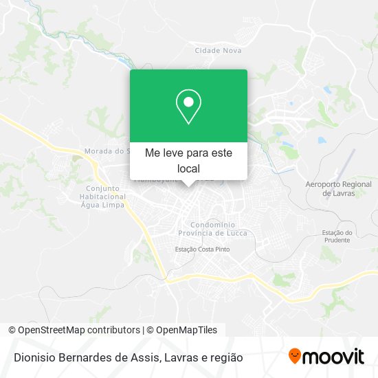 Dionisio Bernardes de Assis mapa