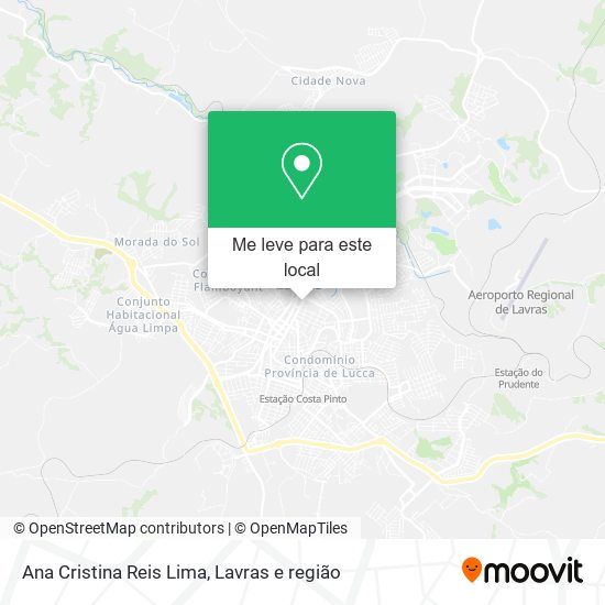 Ana Cristina Reis Lima mapa